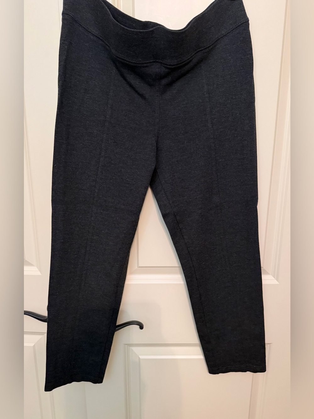 Nygard Gray Slim Leg Pull On Elastic Waist Pants
